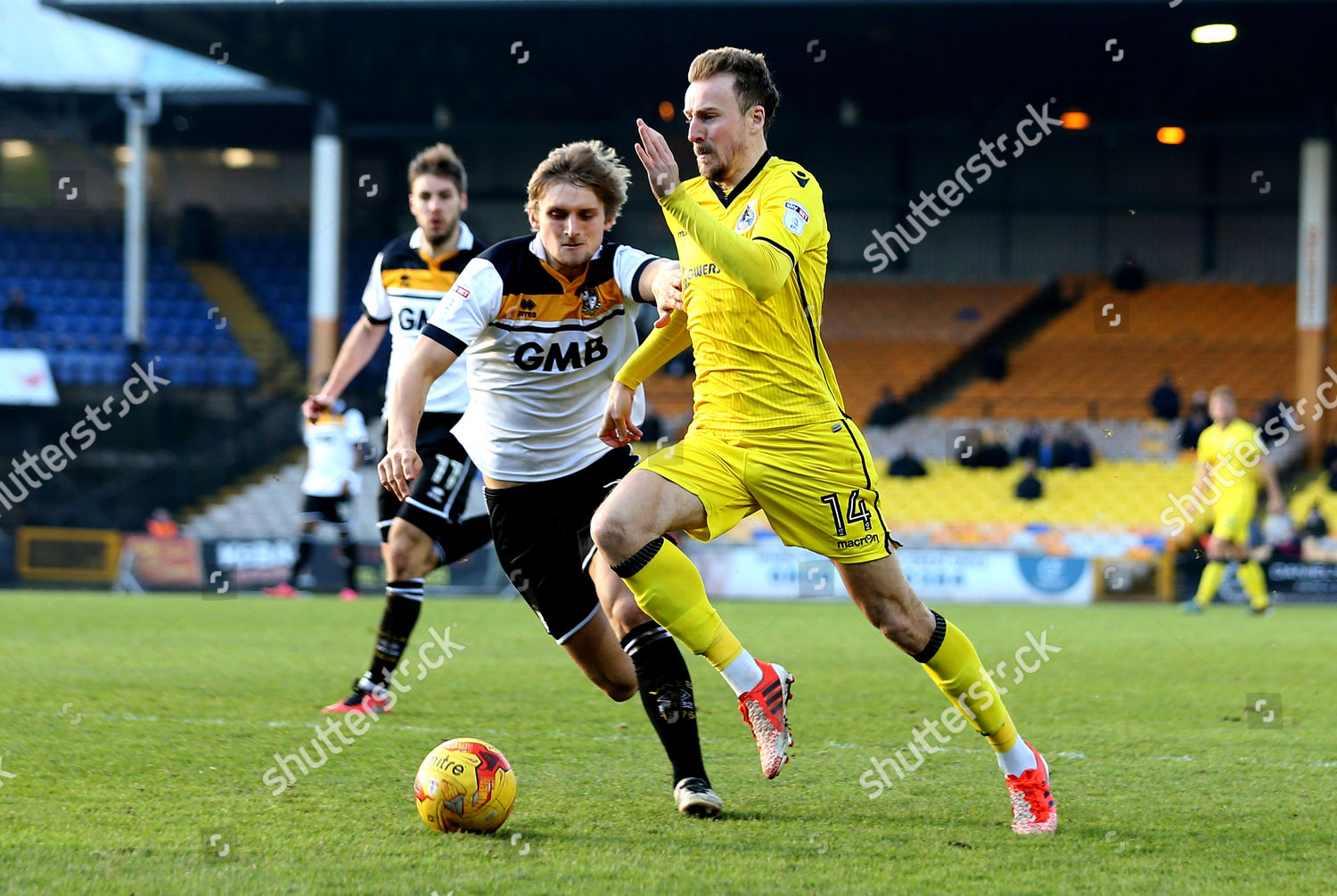 Chris Lines Bristol Rovers Runs Ball Editorial Stock Photo - Stock ...