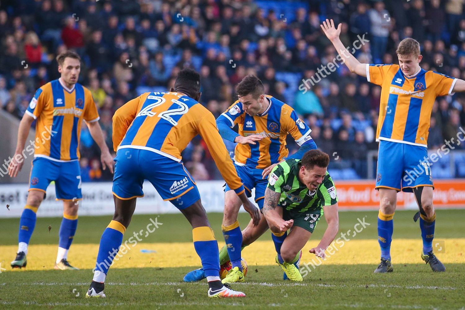 Afc Wimbledon Midfielder David Fitzpatrick 19 Editorial Stock Photo ...