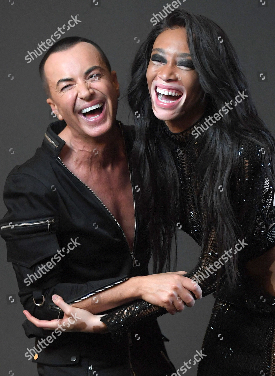 Winnie Harlow Julien Macdonald Backstage Editorial Stock Photo - Stock