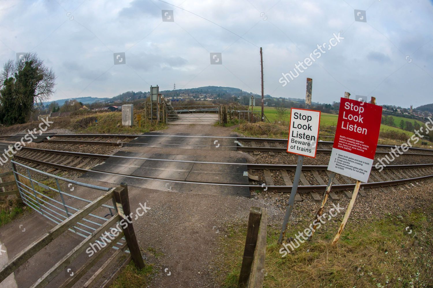 Level Crossing Near Bathampton Bath Network Rail Editorial Stock Photo Stock Image Shutterstock