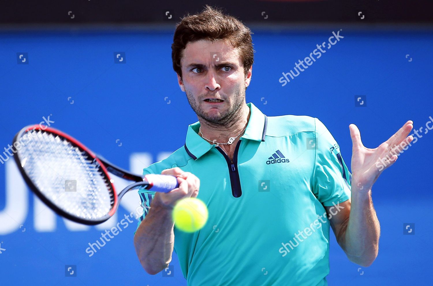 Gilles Simon France Action Against Evgeny Editorial Stock Photo - Stock ...
