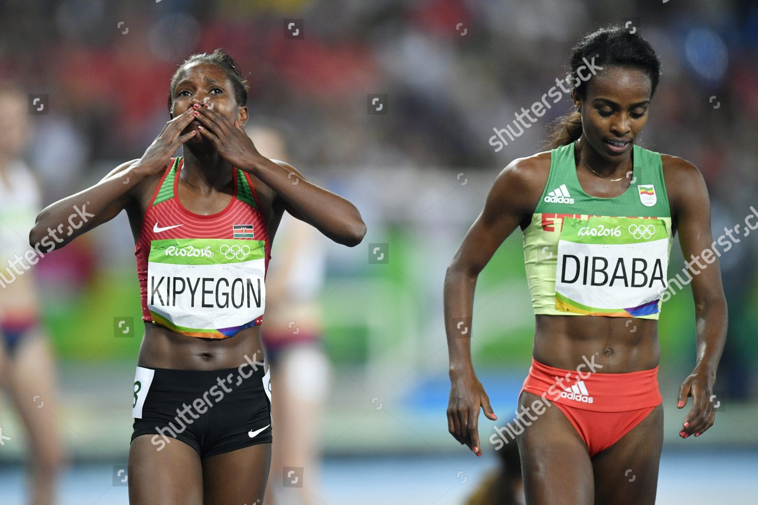 Faith Chepngetich Kipyegon Kenya Celebrates After Editorial Stock Photo ...