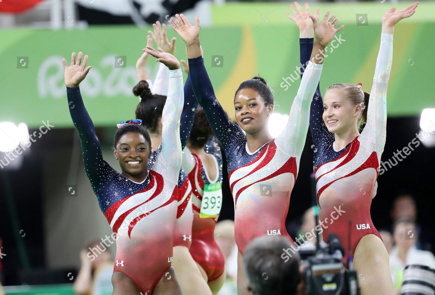 Simone Biles L Gabrielle Douglas C Editorial Stock Photo - Stock Image ...