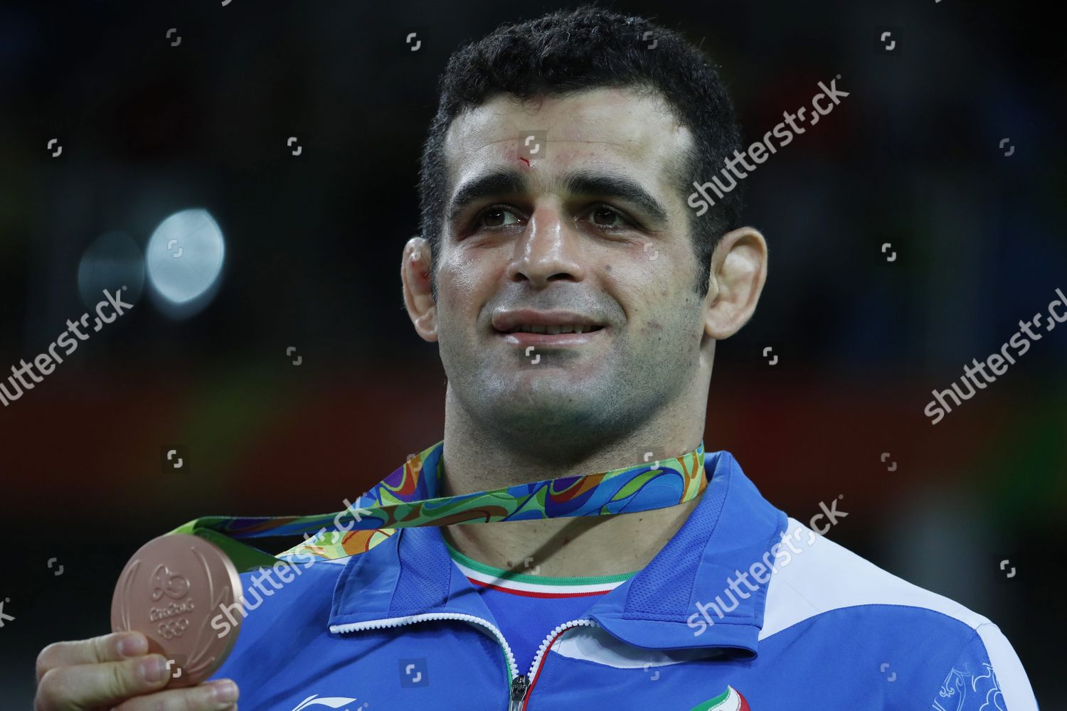 Bronze Medalist Ghasem Gholamreza Rezaei Islamic Editorial Stock Photo