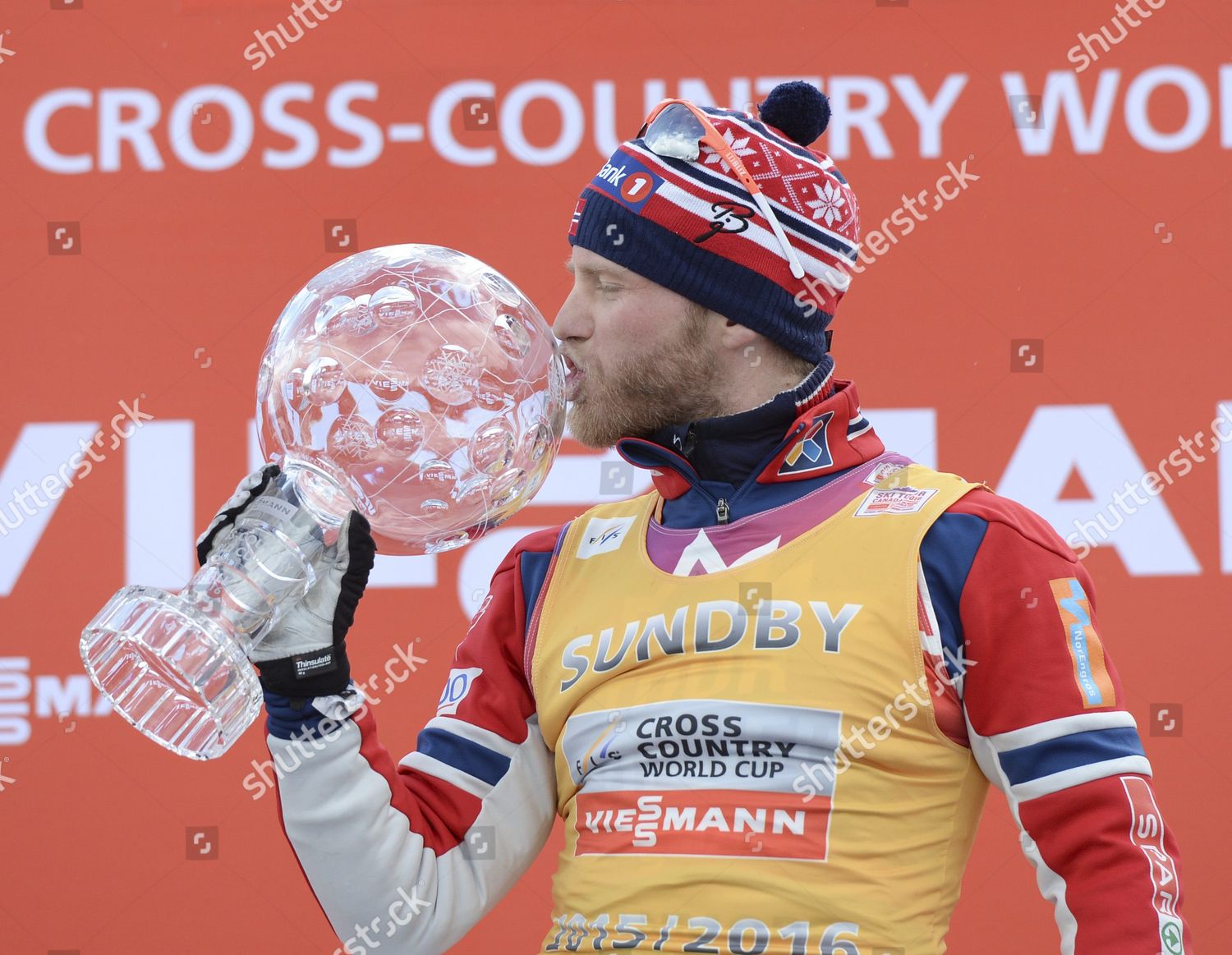 Kissing Crystal Globe Martin Johnsrud Sundby Editorial Stock Photo ...