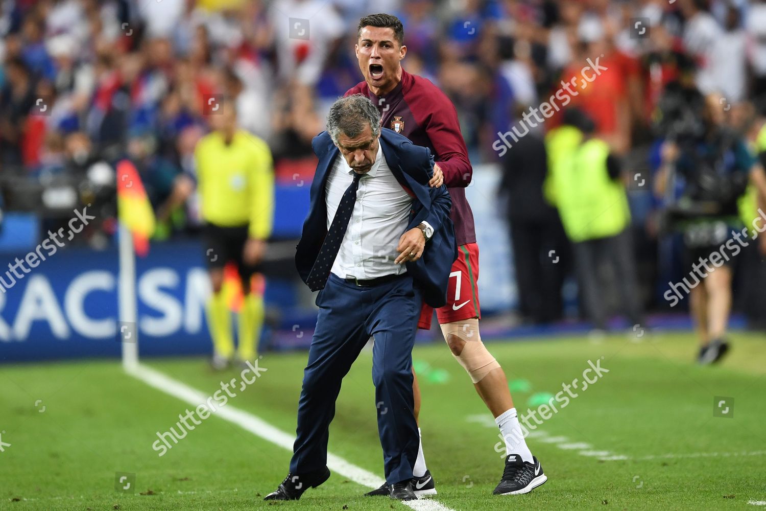 Cristiano Ronaldo Portugal Reacts Coach Fernando Manuel のエディトリアルストック写真 ストック画像 Shutterstock