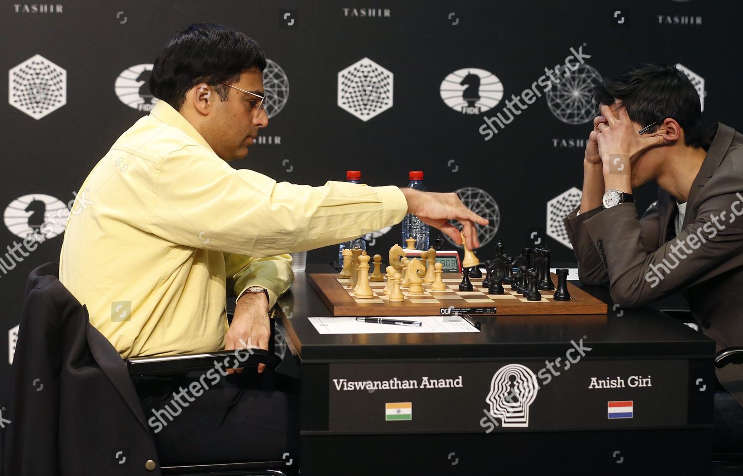 Anish Giri R Netherlands Plays Against Editorial Stock Photo