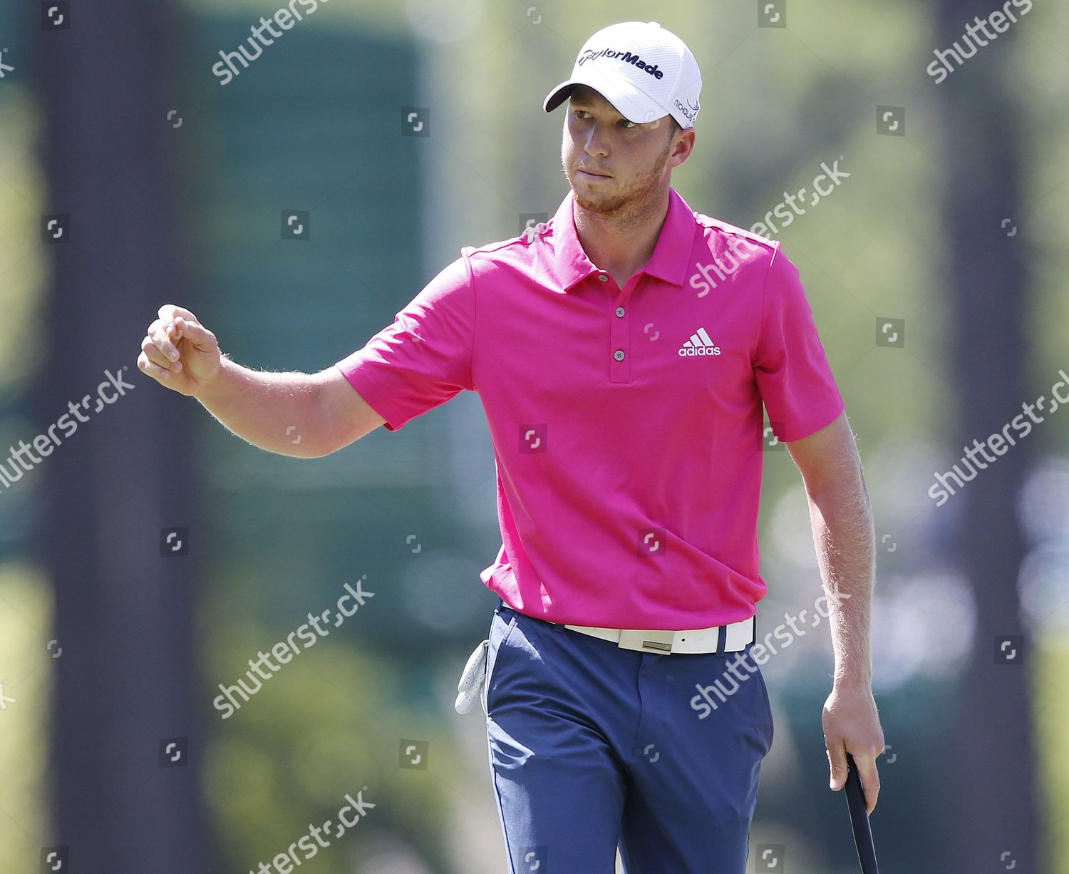 Daniel Berger Us Reacts After Putting Editorial Stock Photo - Stock