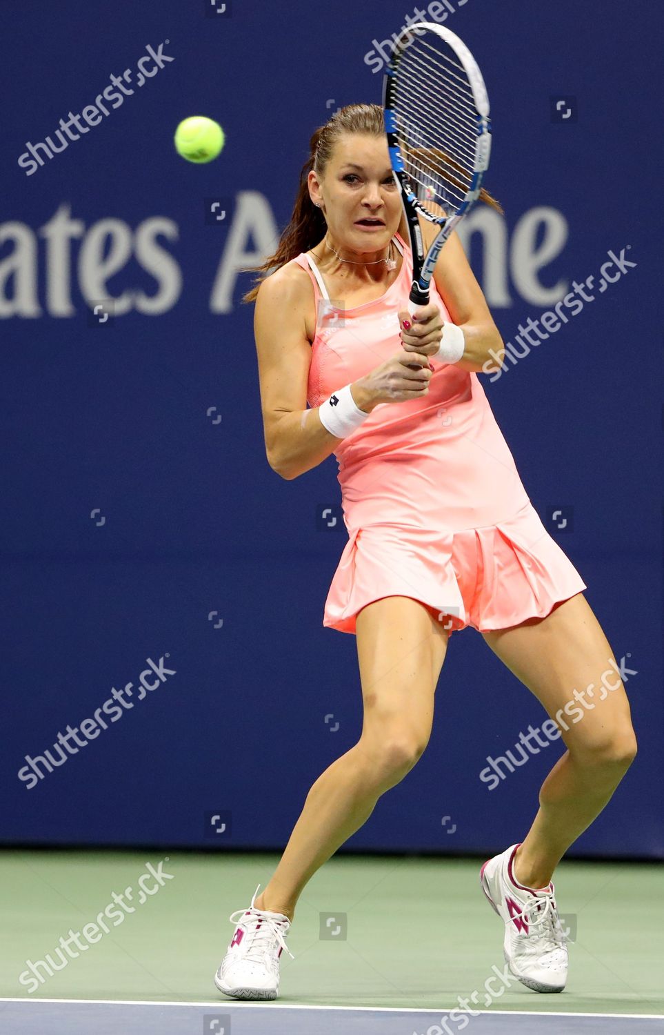 Agnieszka Radwanska Poland Hits Return Ana Editorial Stock Photo ...