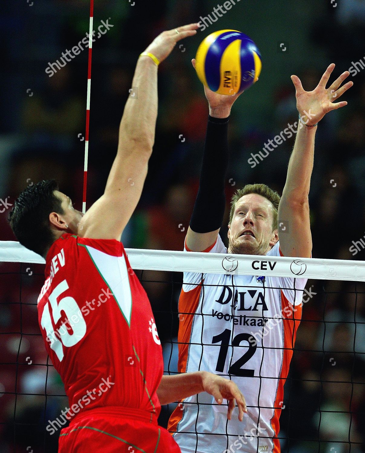 Dutch Player Kay Van Dijk R Editorial Stock Photo Stock Image