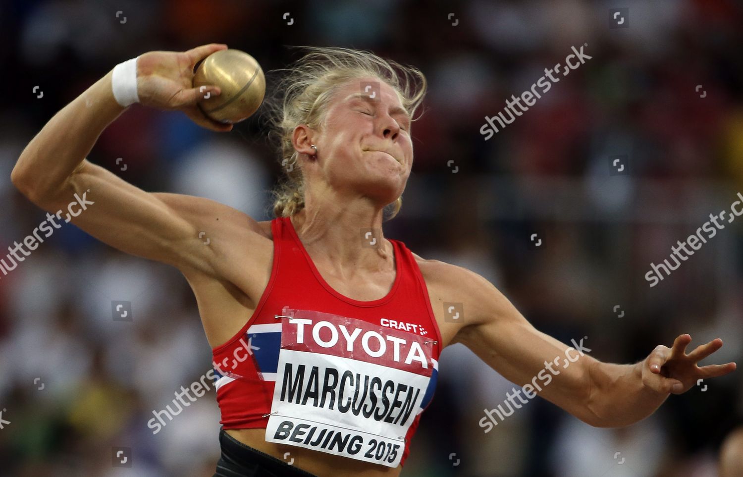 Norways Ida Marcussen Competes During Shot Editorial Stock Photo