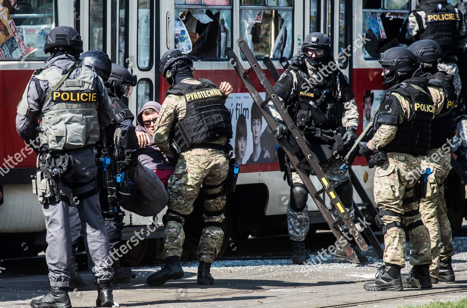 Czech Police Rapid Reaction Unit Takes Part Editorial Stock Photo - Stock  Image | Shutterstock