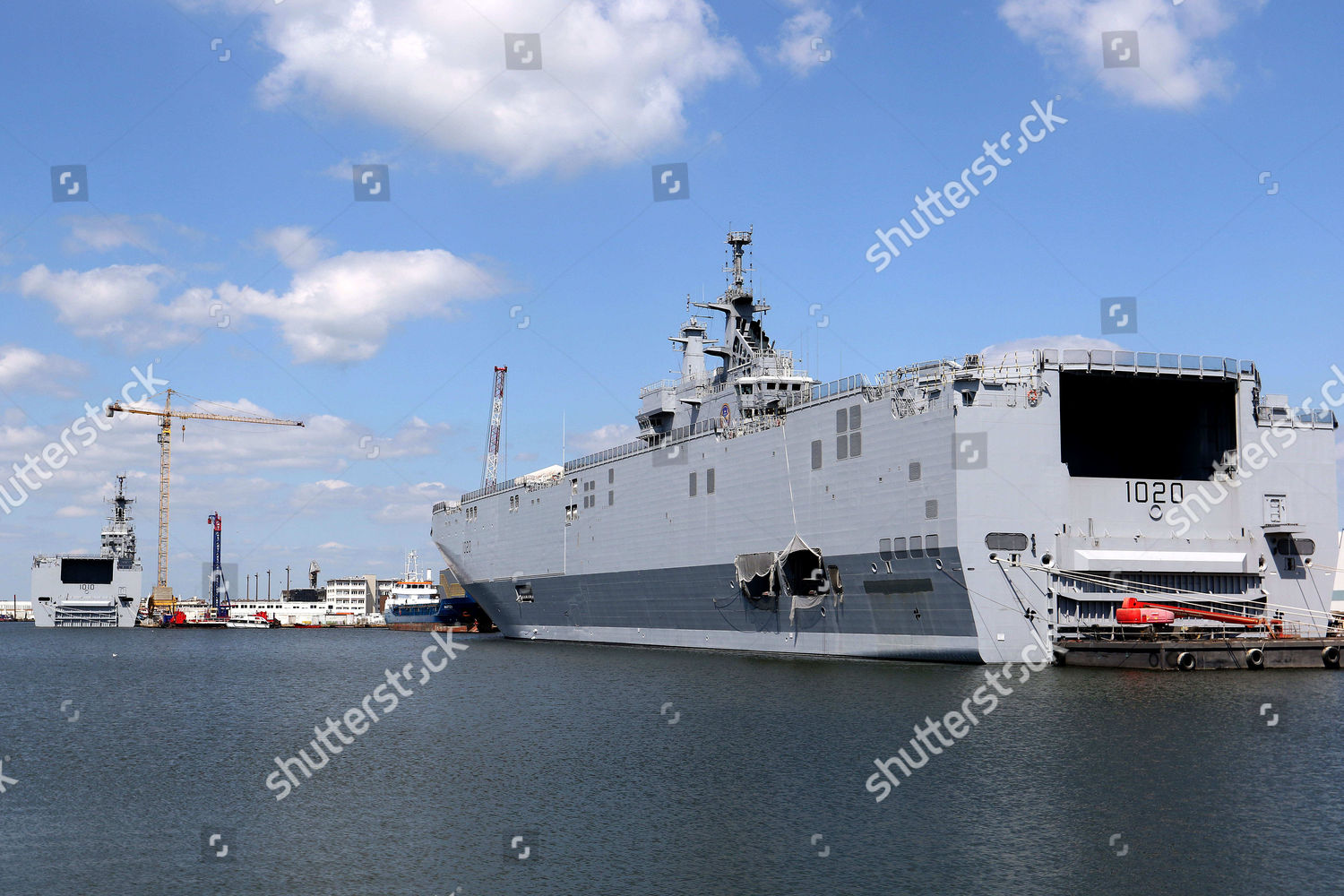 Exterior View Egyptian Mistral Warships Named Editorial Stock Photo ...