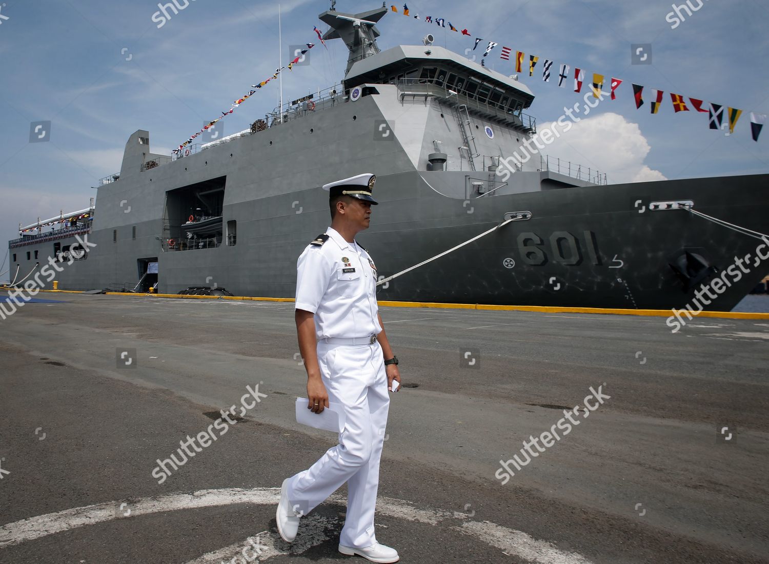 Filipino Navy Personnel Walks Past Brp Editorial Stock Photo Stock   Shutterstock 8430538e 