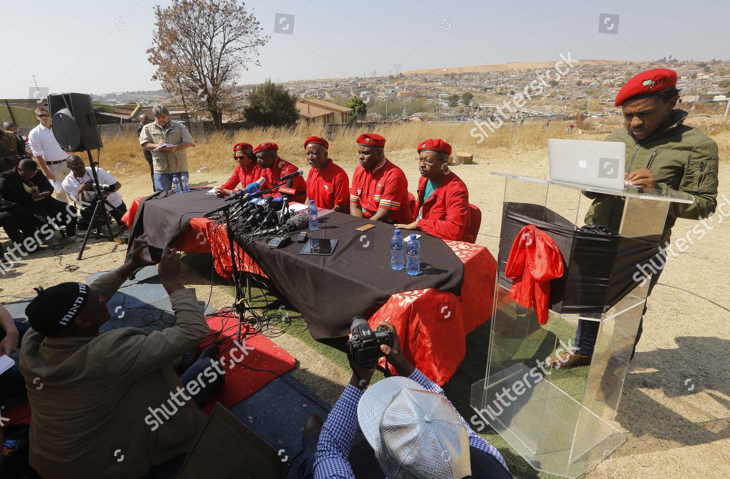 Leader Eff Economic Freedom Fighters Party Editorial Stock Photo