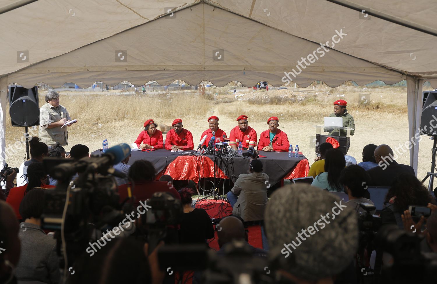 Leader Eff Economic Freedom Fighters Party Editorial Stock Photo