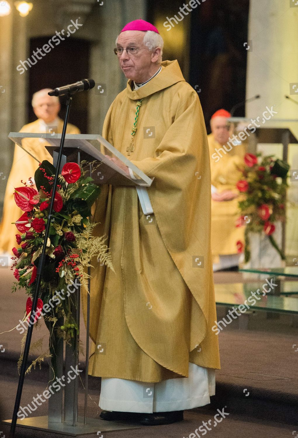 Bishop Jozef De Kesel During Eucharist Editorial Stock Photo - Stock ...