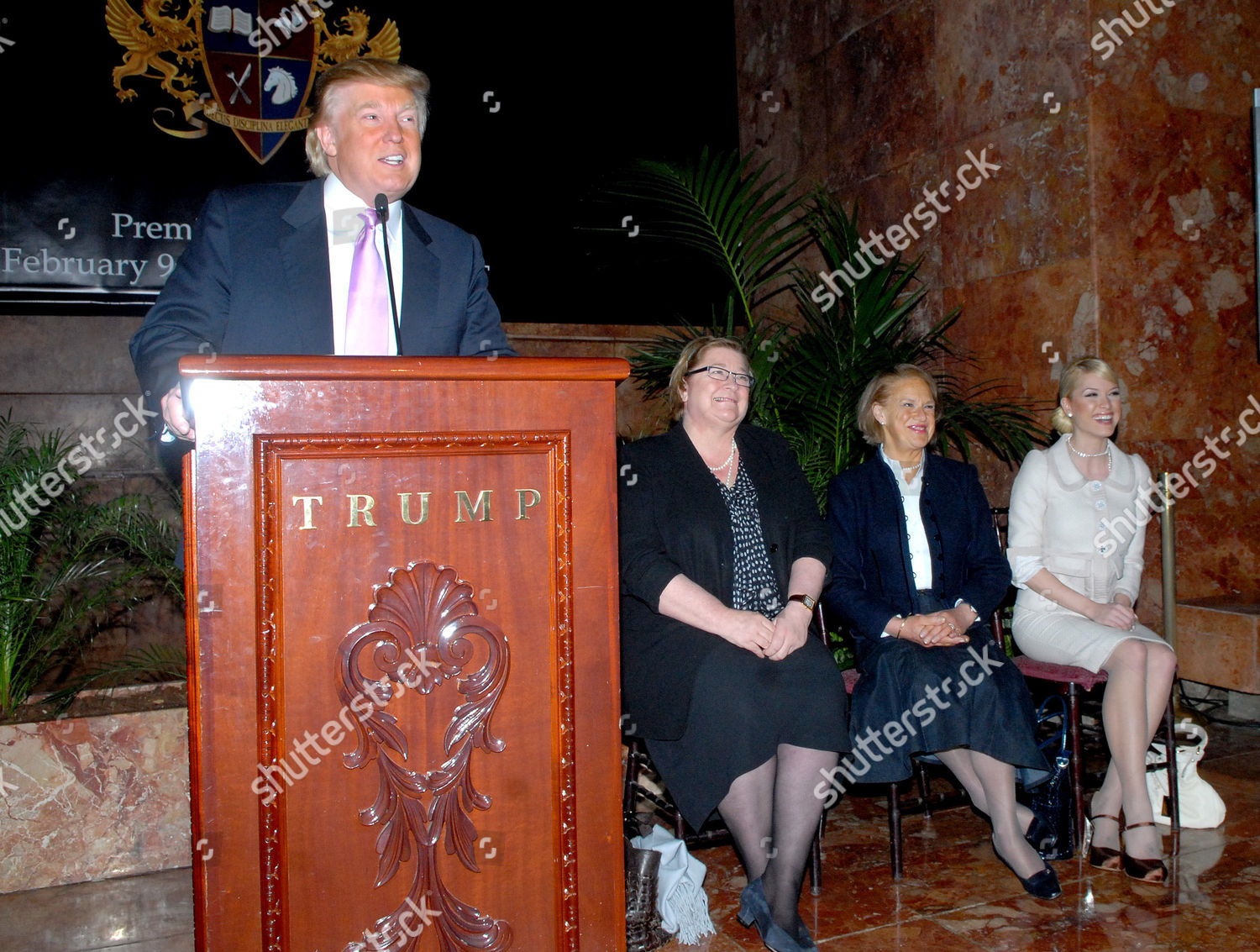 Donald Trump Rosemary Shrager Gill Harbord Editorial Stock Photo