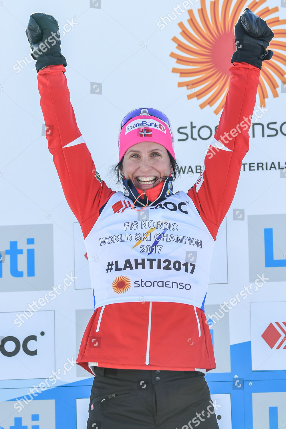 Gold Medalist Marit Bjoergen Norway Celebrates Editorial Stock Photo ...