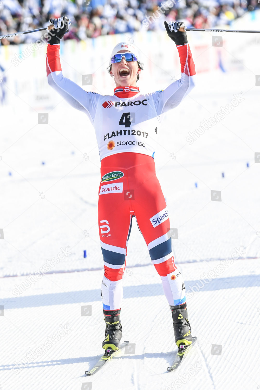 Marit Bjoergen Norway Celebrates Winning Ladies Editorial Stock Photo ...