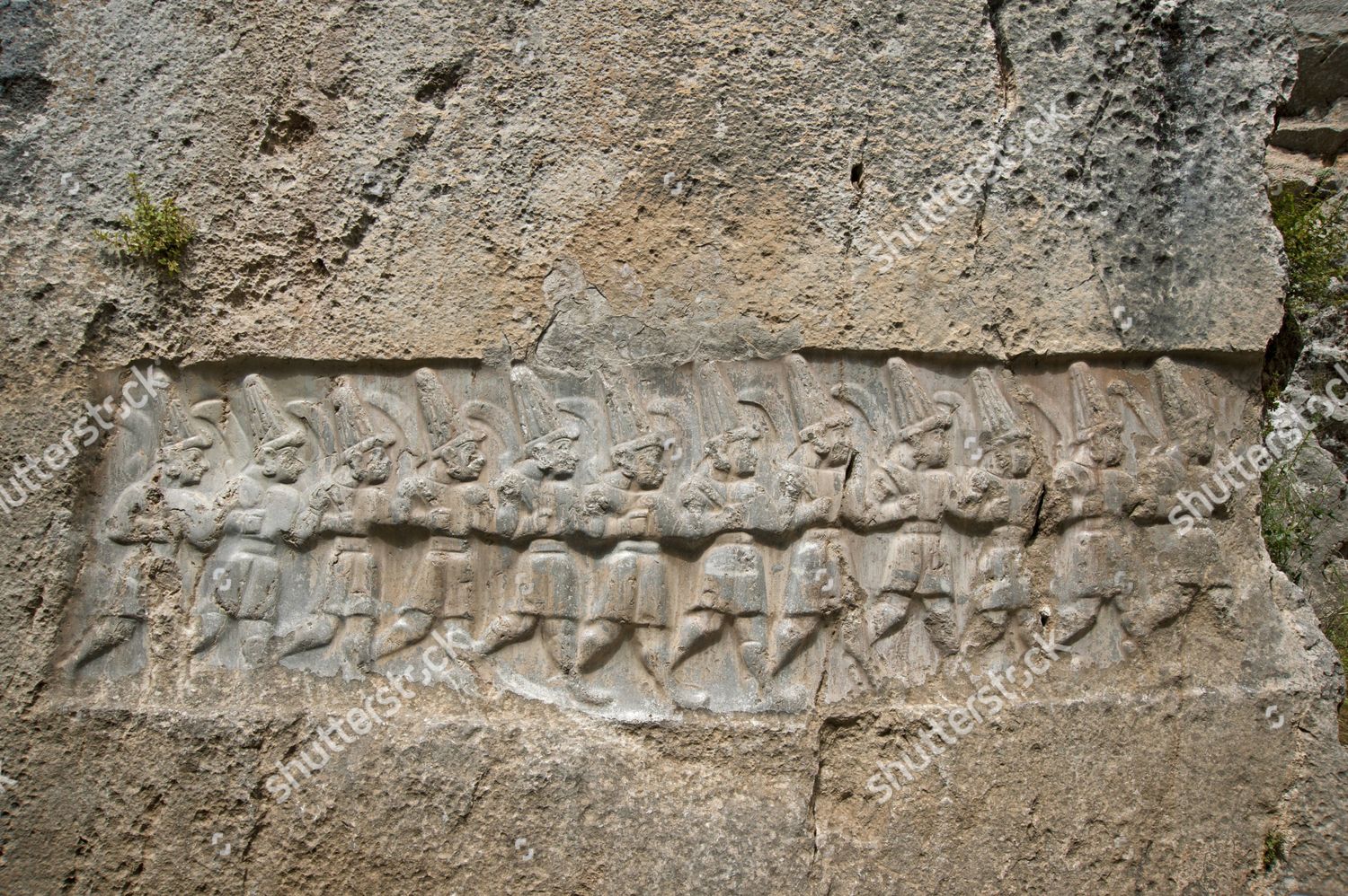 Yazilikaya Rock Sanctuary Hittites Near Hattusas Editorial Stock Photo ...