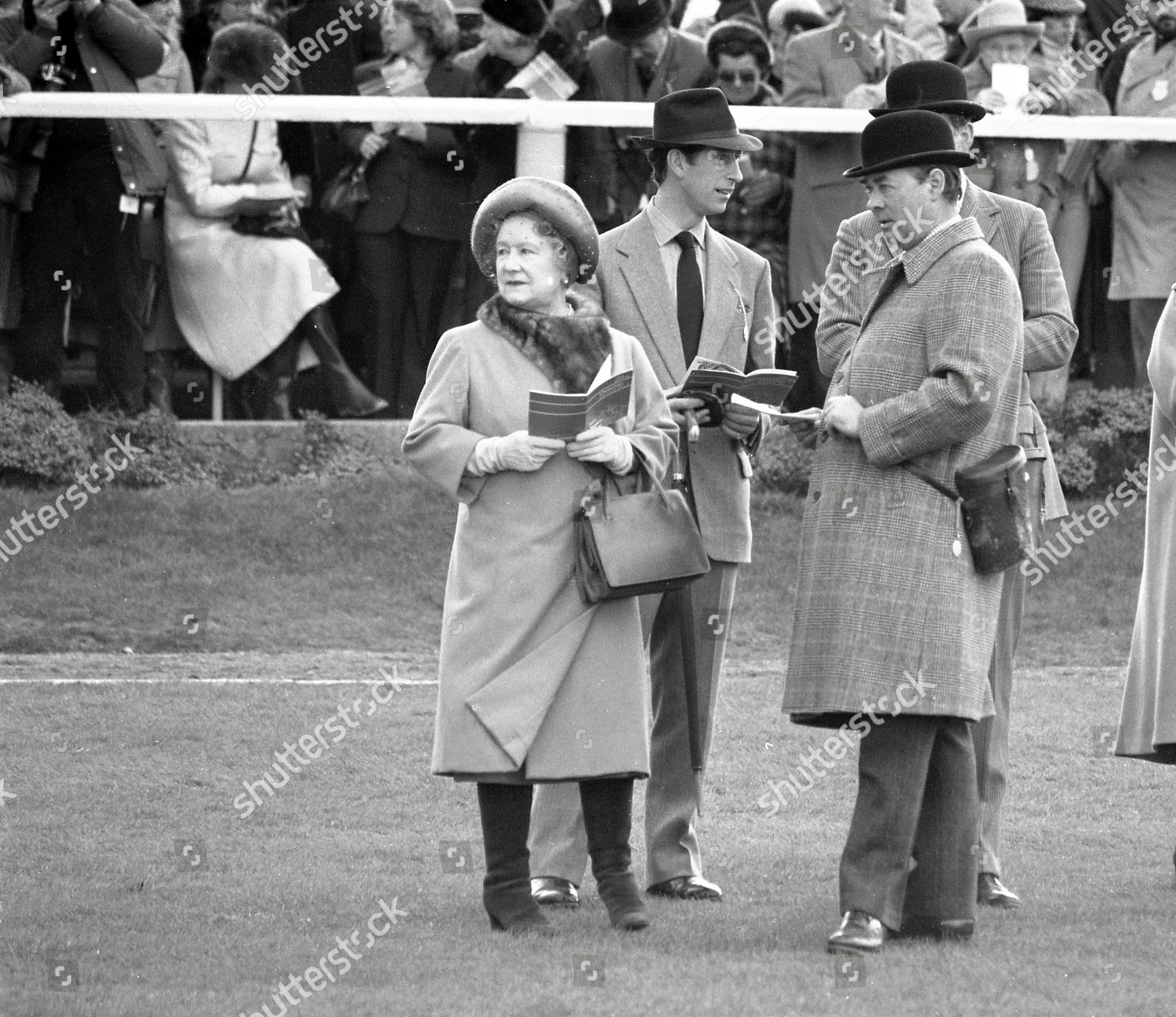 Prince Charles Queen Mother Queen Elizabeth Editorial Stock Photo