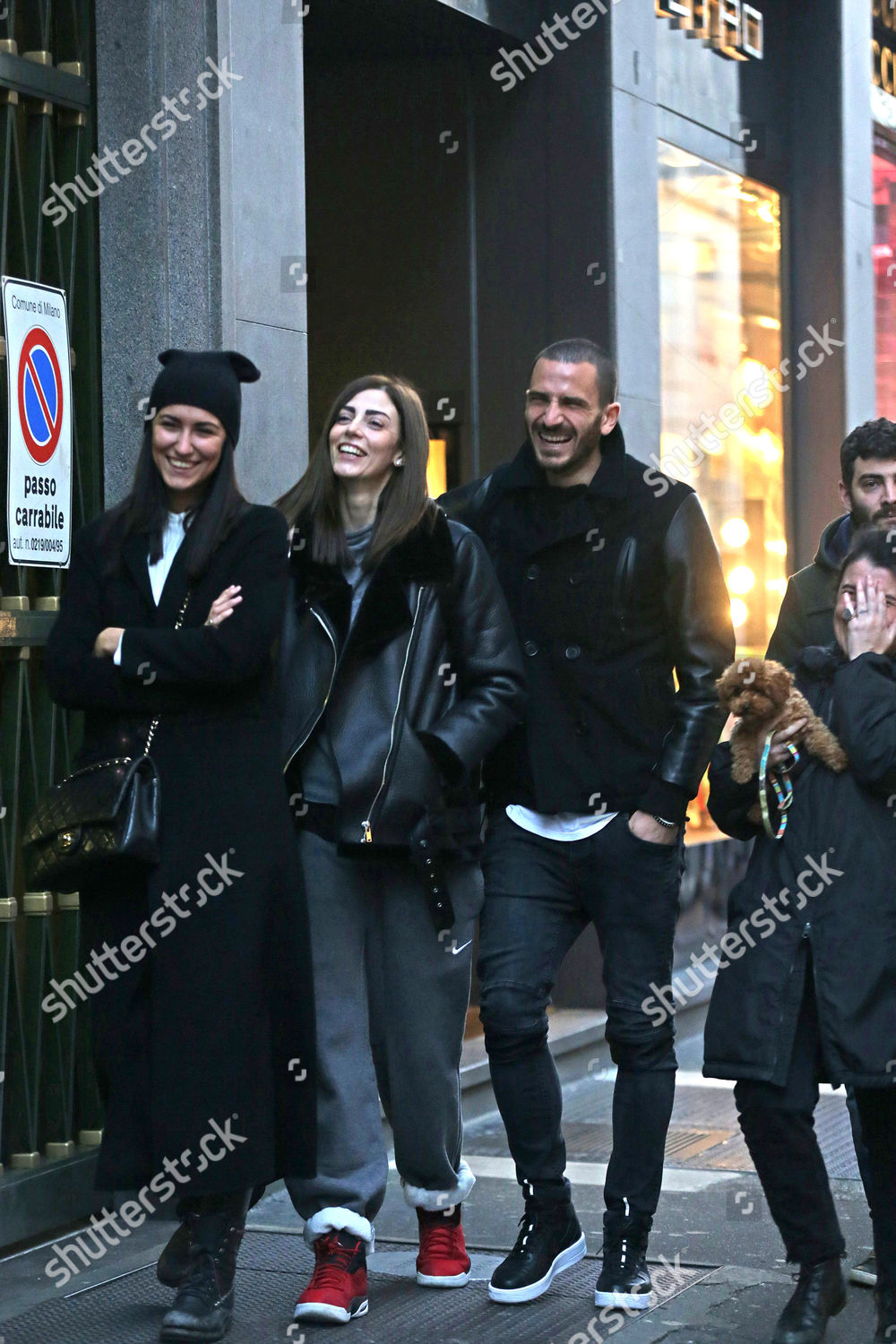 Milano Leonardo Bonucci His Wife Martina Maccari Editorial Stock Photo Stock Image Shutterstock