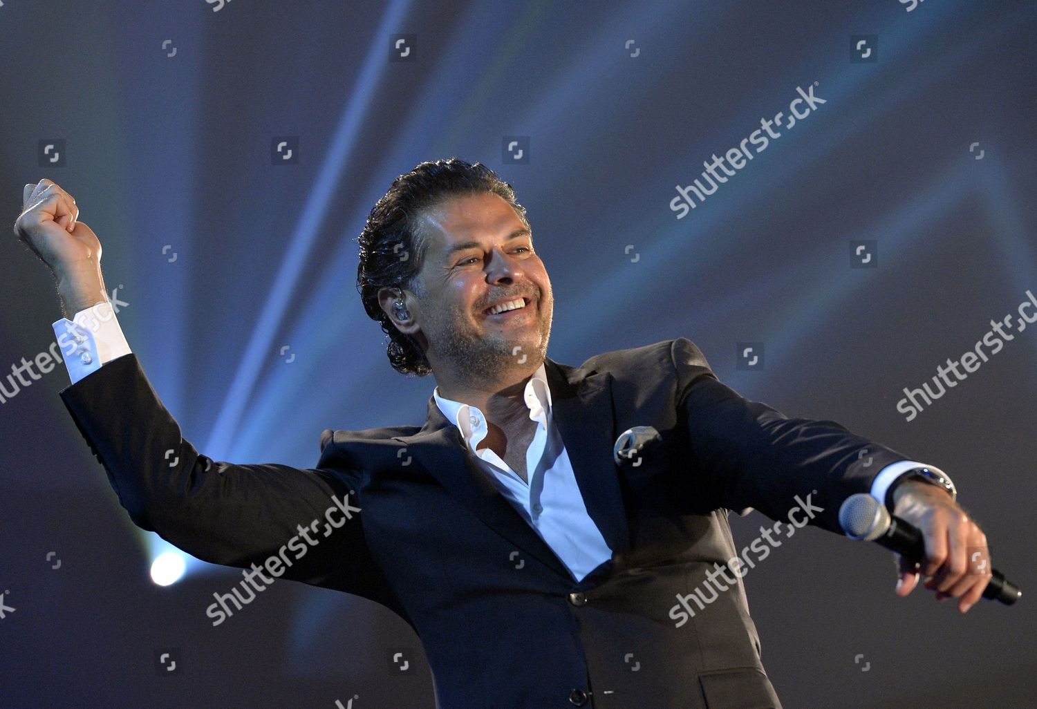 Lebanese Pop Star Ragheb Alameh Performs Editorial Stock Photo - Stock ...