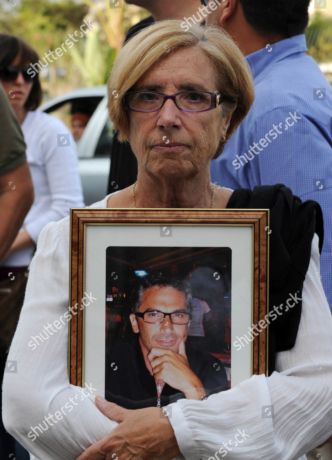 French Nadine Aznar Holds Portrait Her Editorial Stock Photo - Stock ...