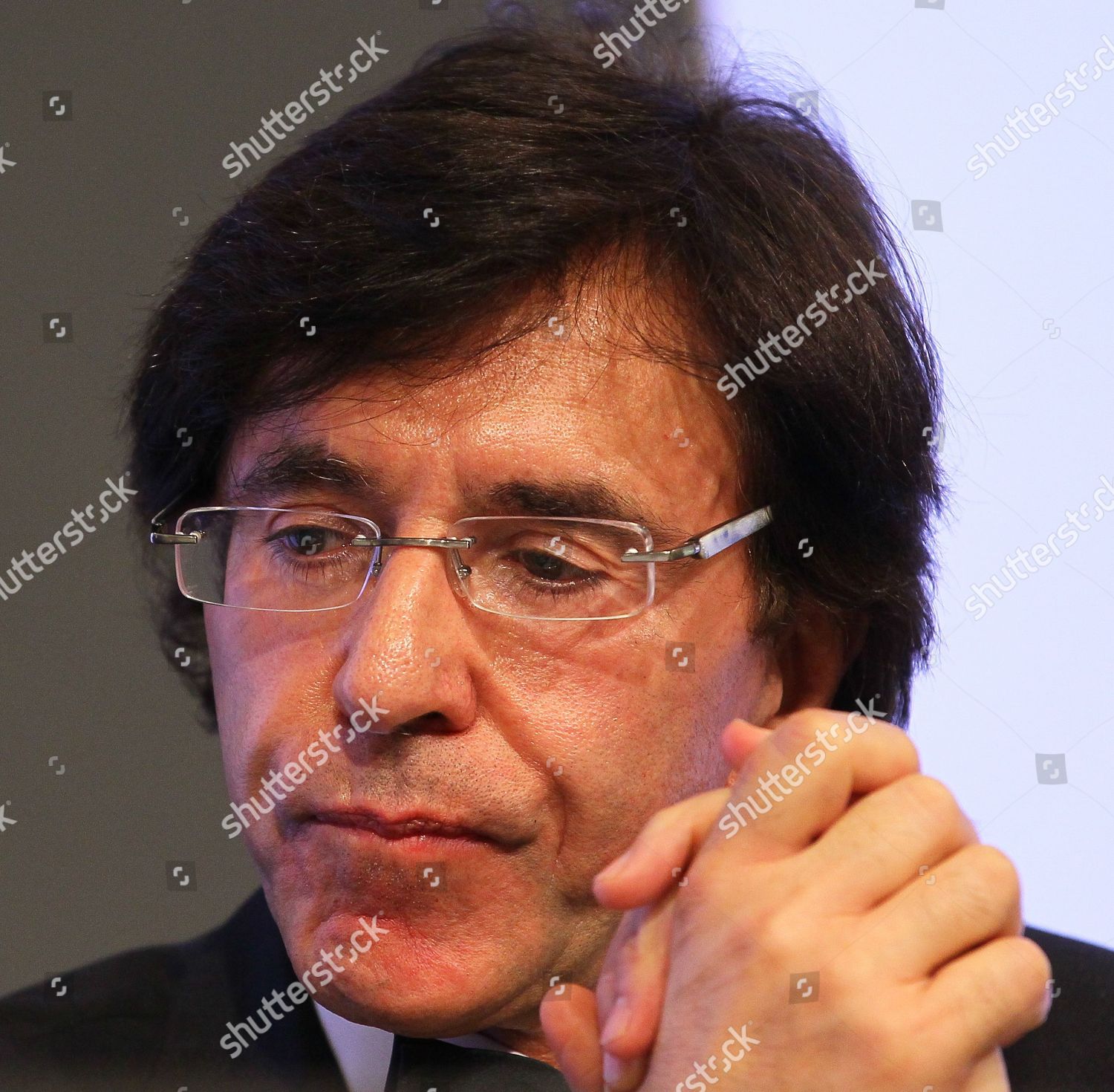Belgian Prime Minister Elio Di Rupo Editorial Stock Photo - Stock Image ...