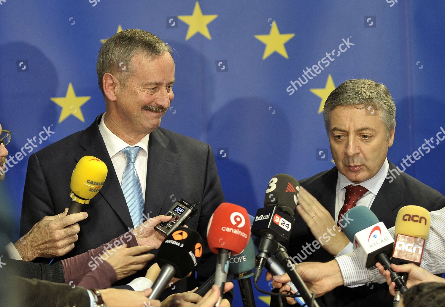 European Commissioner Transport Siim Kallas L Editorial Stock Photo