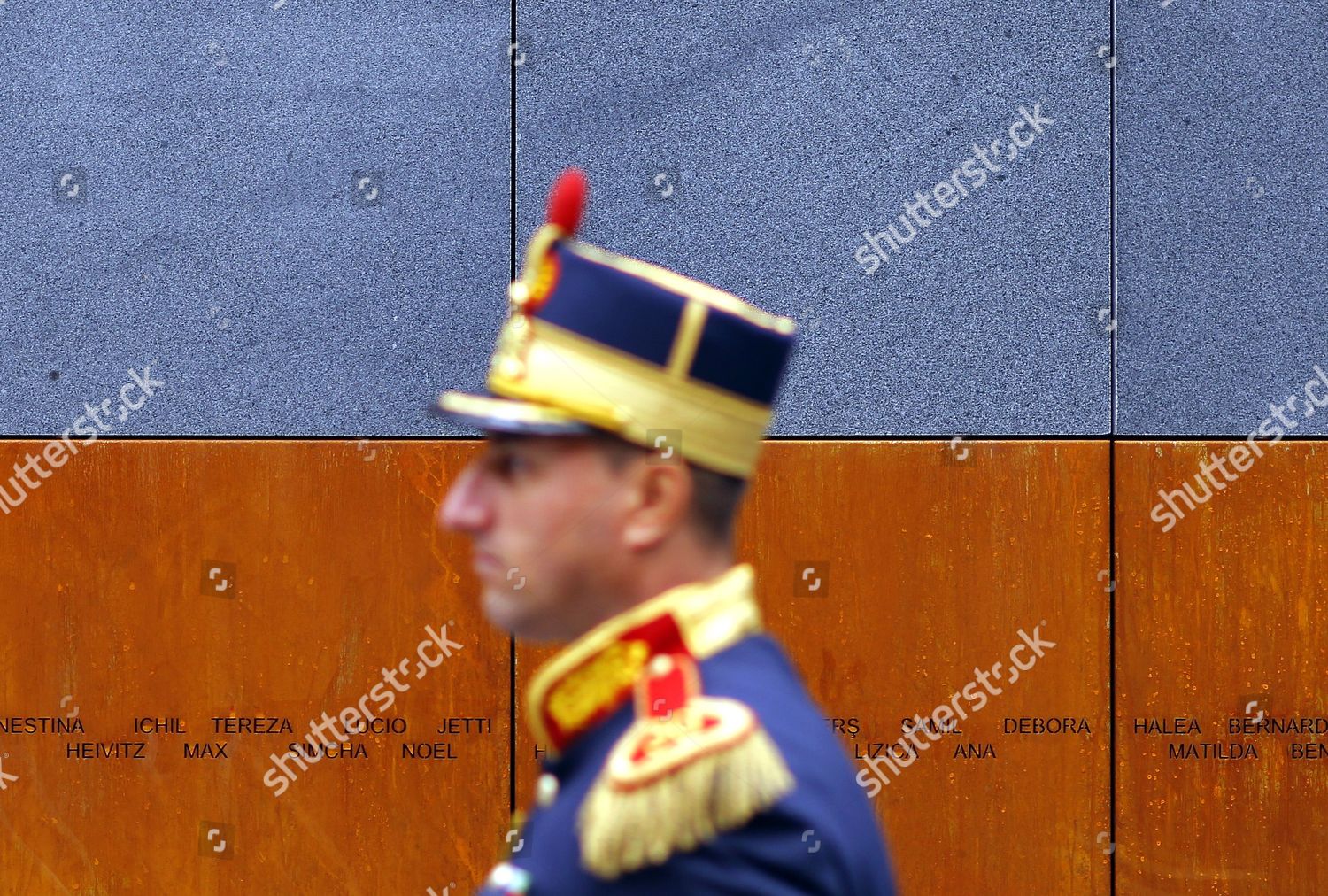 Honour Guard Soldier Pays Respect Front Editorial Stock Photo - Stock ...