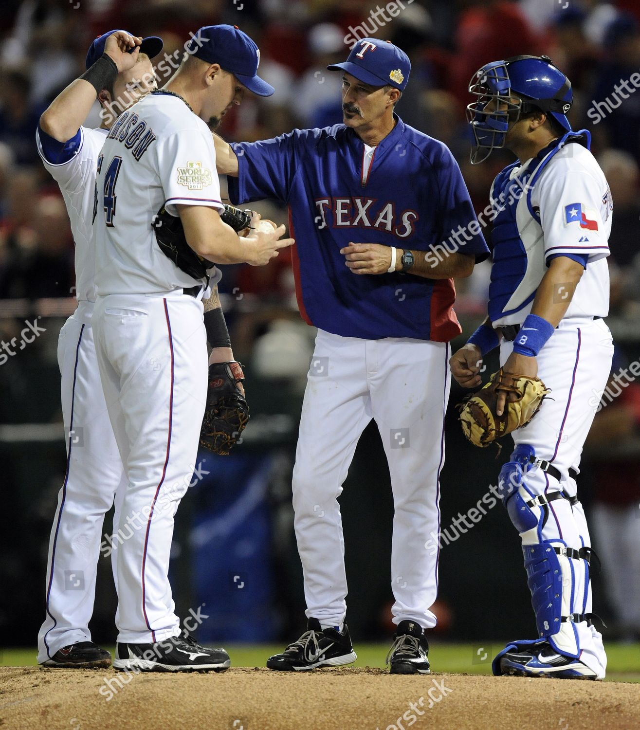 Texas Rangers Pitching Coach Mike Maddux Editorial Stock Photo Stock