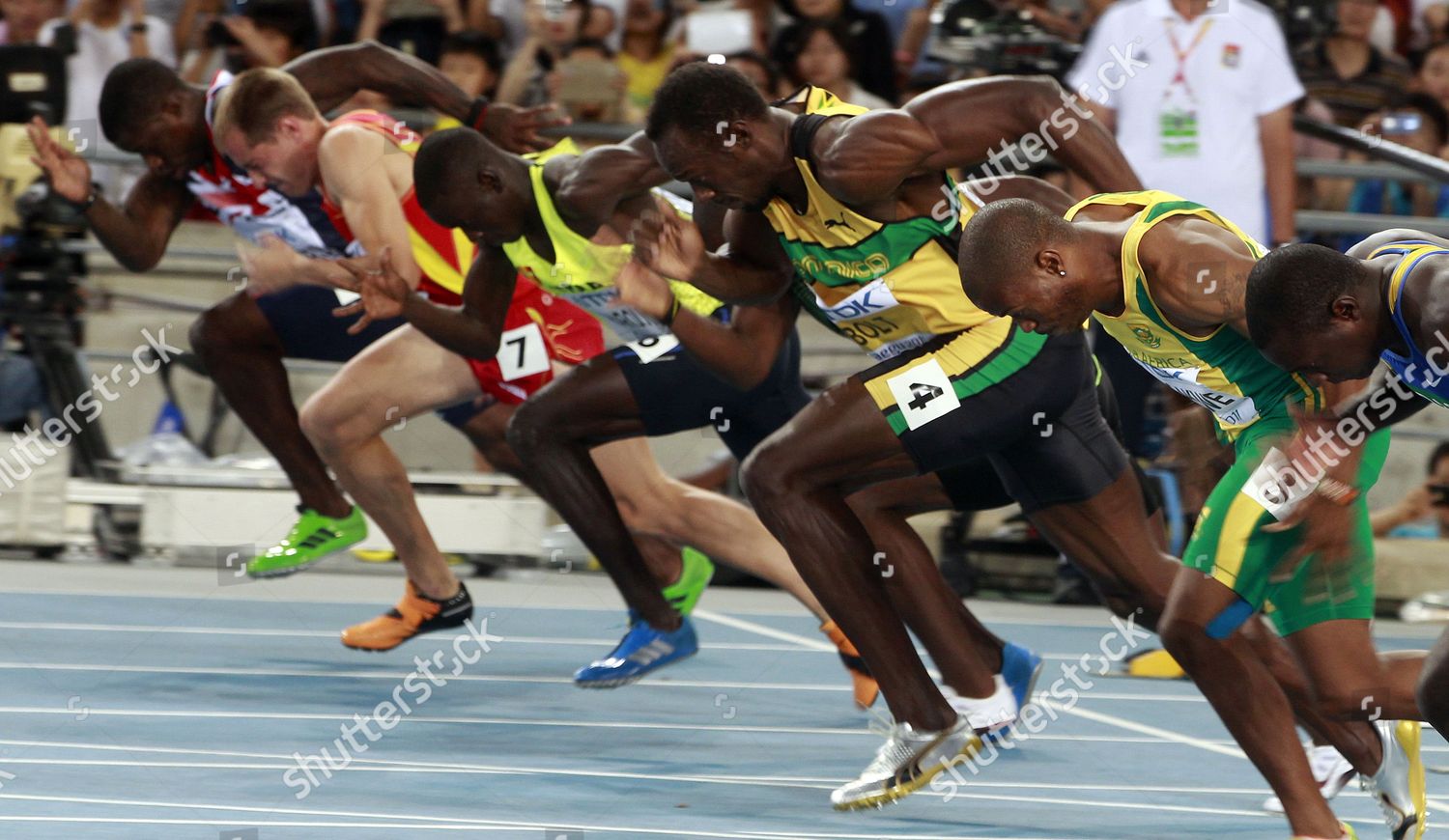 Jamaican Sprinter Usain Bolt No 4 Editorial Stock Photo - Stock Image ...