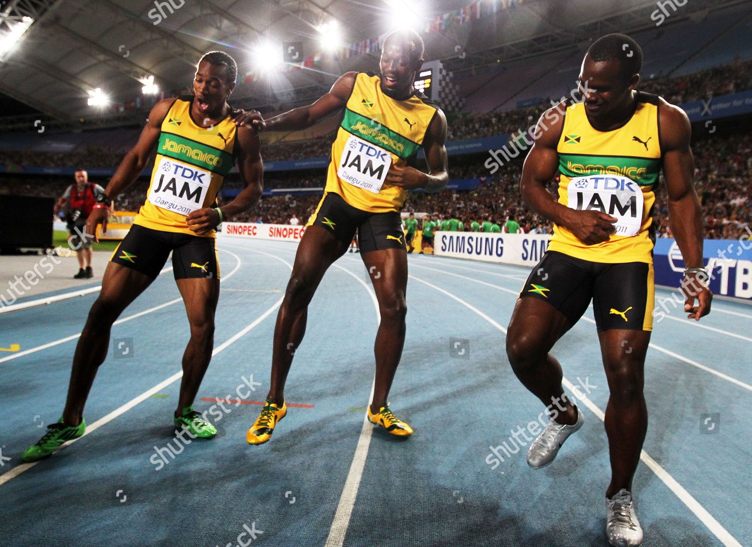 Jamaican 4x100m Relay Runners Nesta Carter Editorial Stock Photo Stock Image Shutterstock