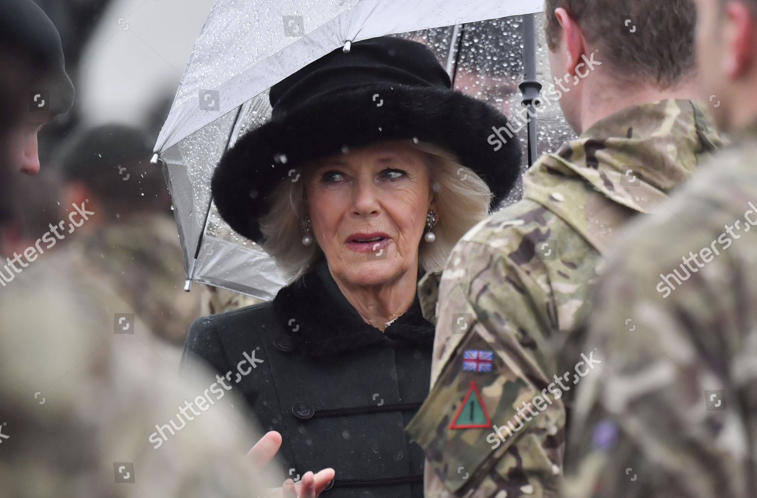 Camilla Duchess Cornwall Royal Colonel 4th Editorial Stock Photo ...