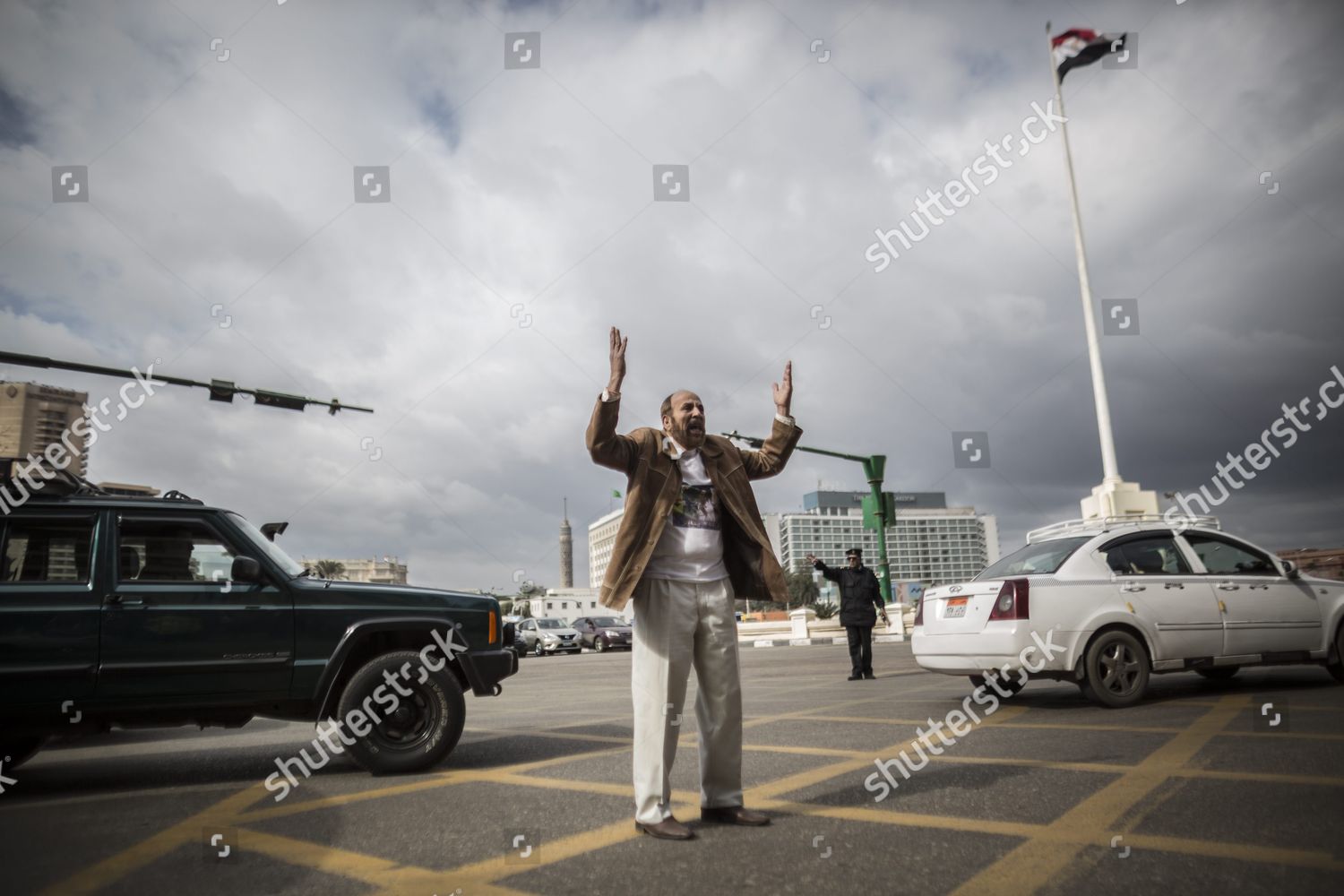 Supporter Egypts President Abdel Fattah Alsisi Editorial Stock Photo ...