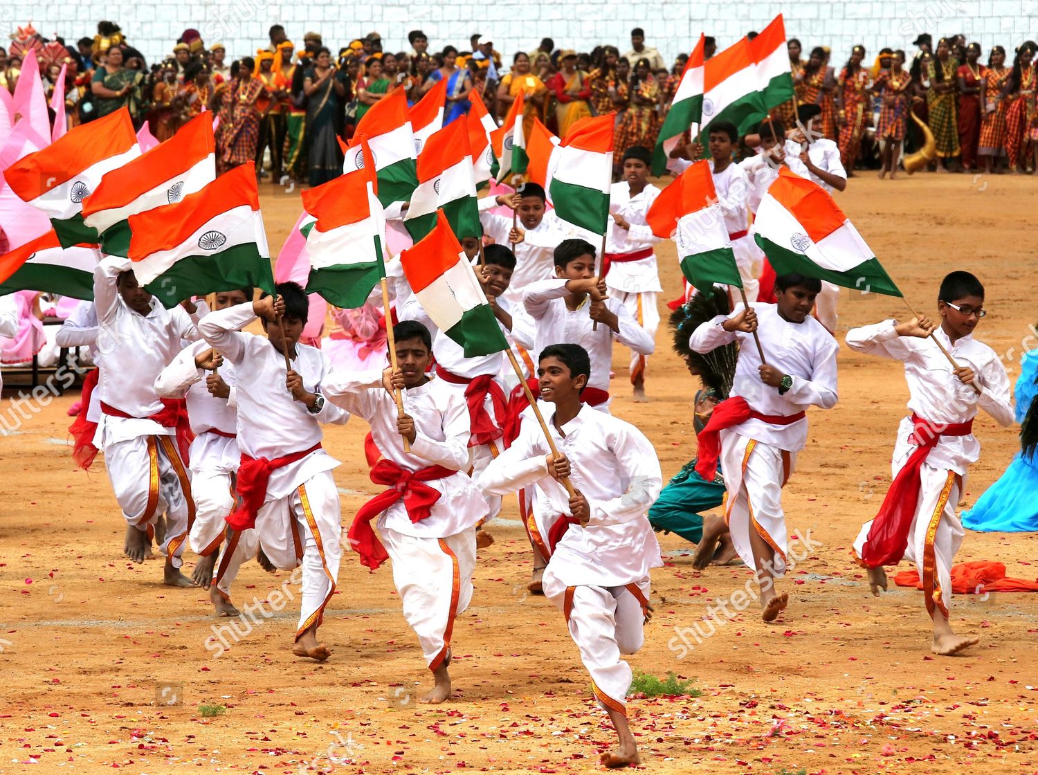 Indian Students Take Part Cultural Program During Editorial Stock Photo -  Stock Image | Shutterstock