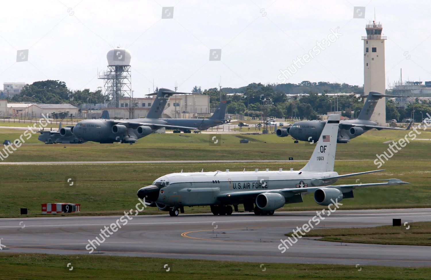 Us Air Force Boeing Rc135 Reconnaissance Editorial Stock Photo - Stock ...