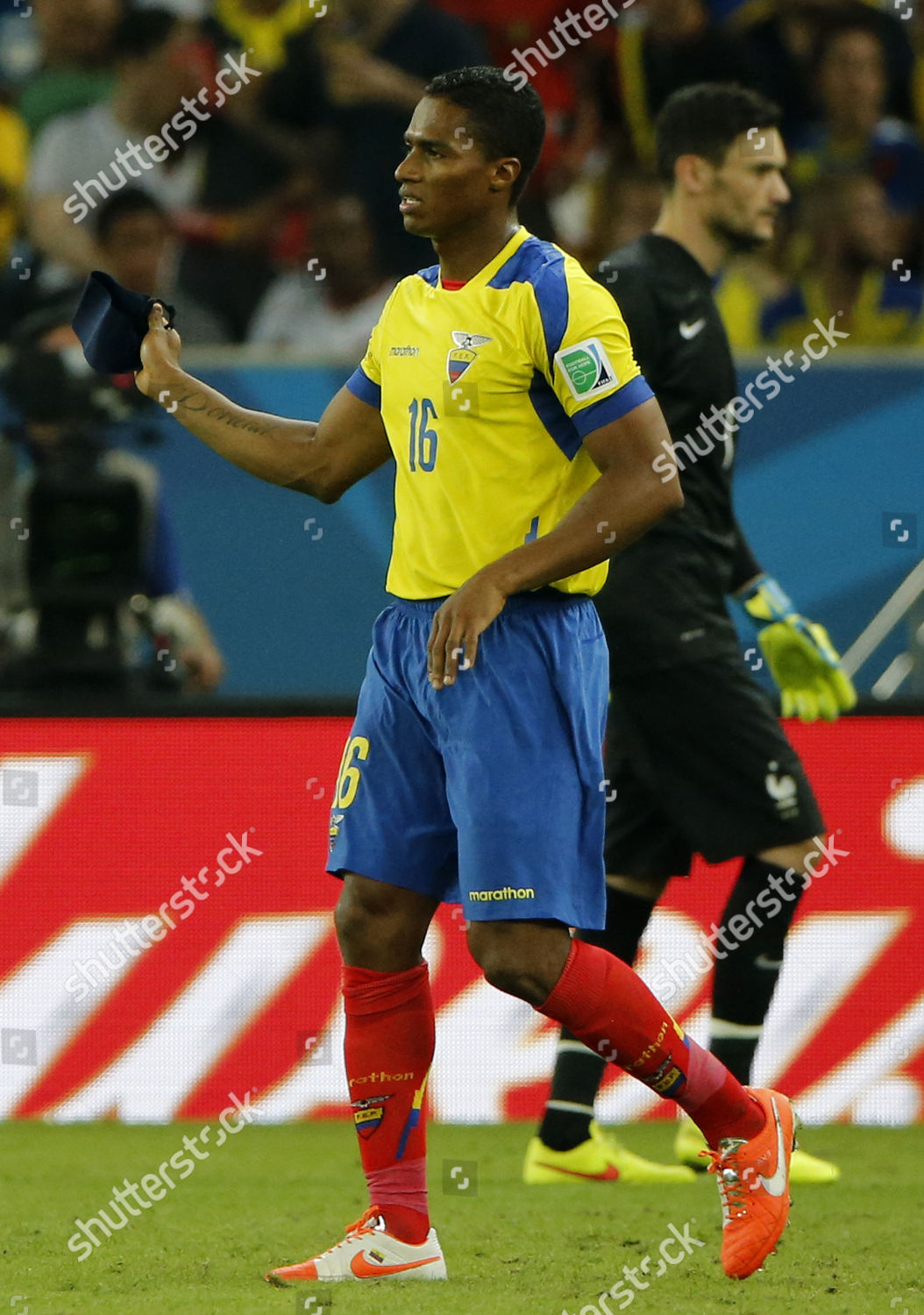 Antonio Valencia Ecuador Leaves Pitch After Editorial Stock Photo ...