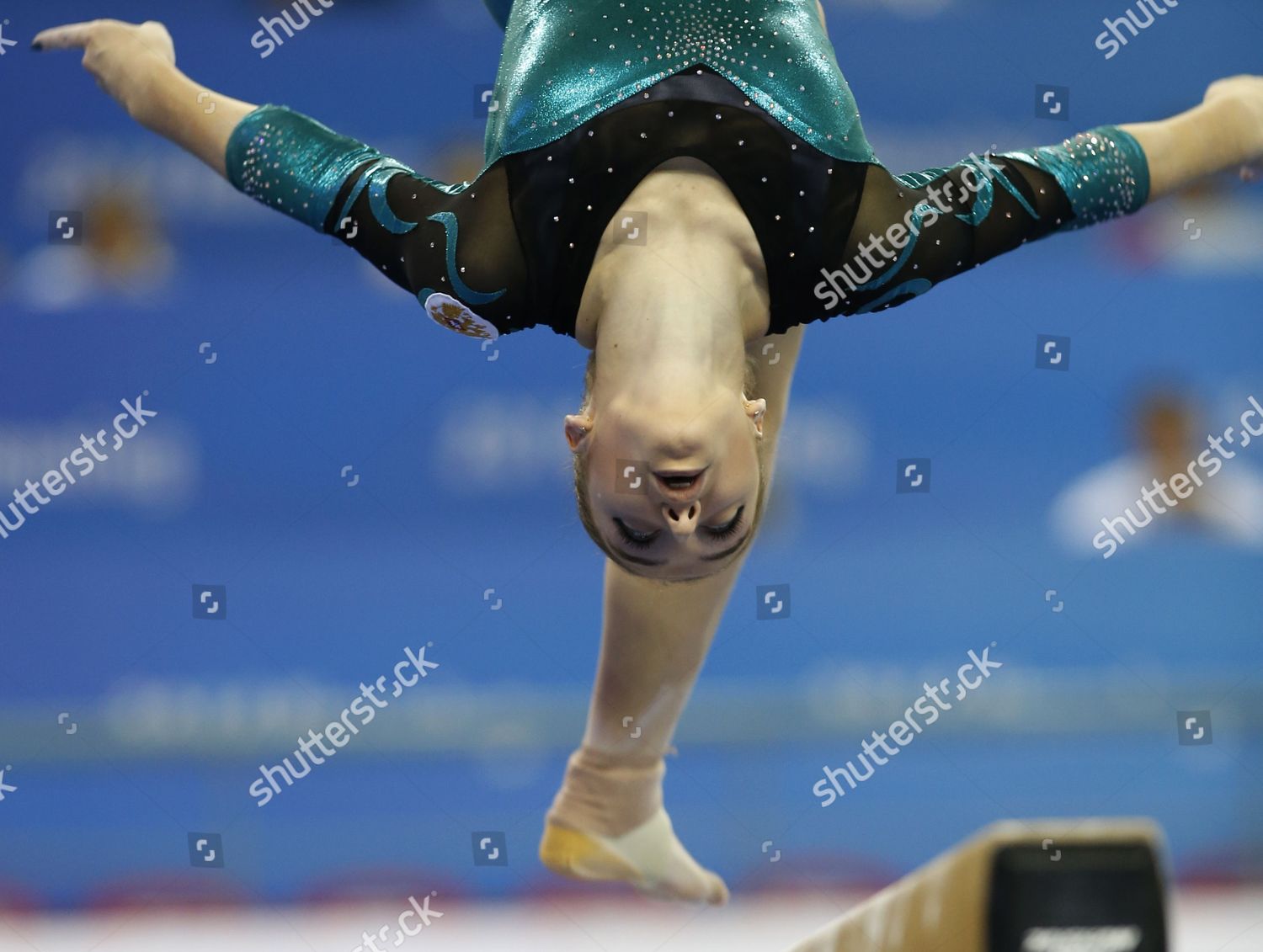 Aliya Mustafina Russia Performs On Balance Editorial Stock Photo ...