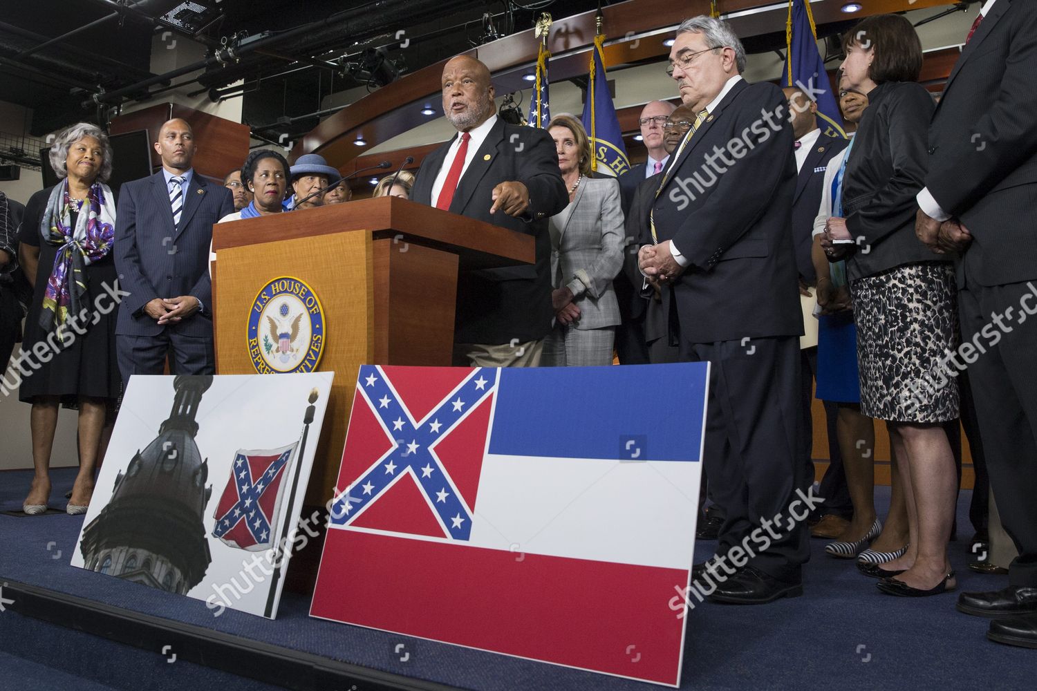 Democratic Representative Mississippi Bennie Thompson C Editorial Stock