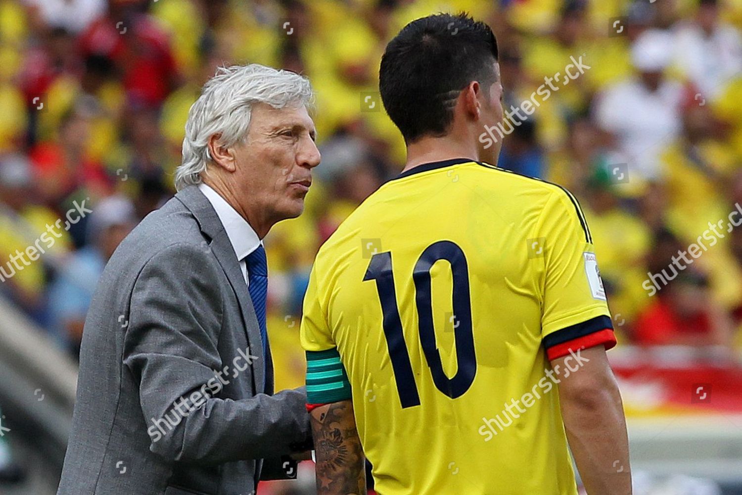 Colombias National Soccer Team Head Coach Editorial Stock Photo Stock