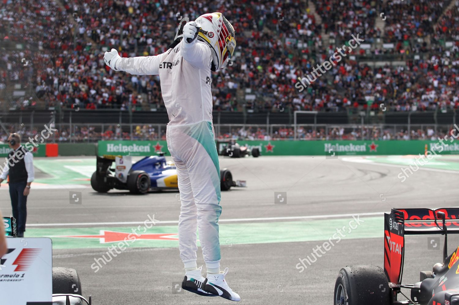 British Driver Lewis Hamilton Mercedes Team Editorial Stock Photo