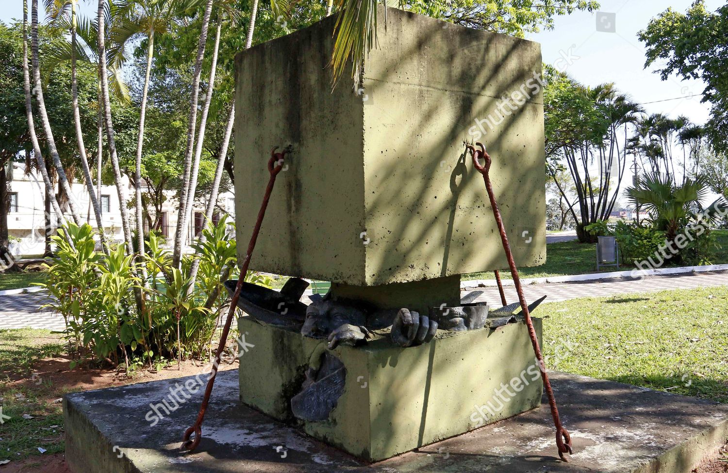 View Statue Paraguayan Dictator Alfredo Stroessner Editorial Stock