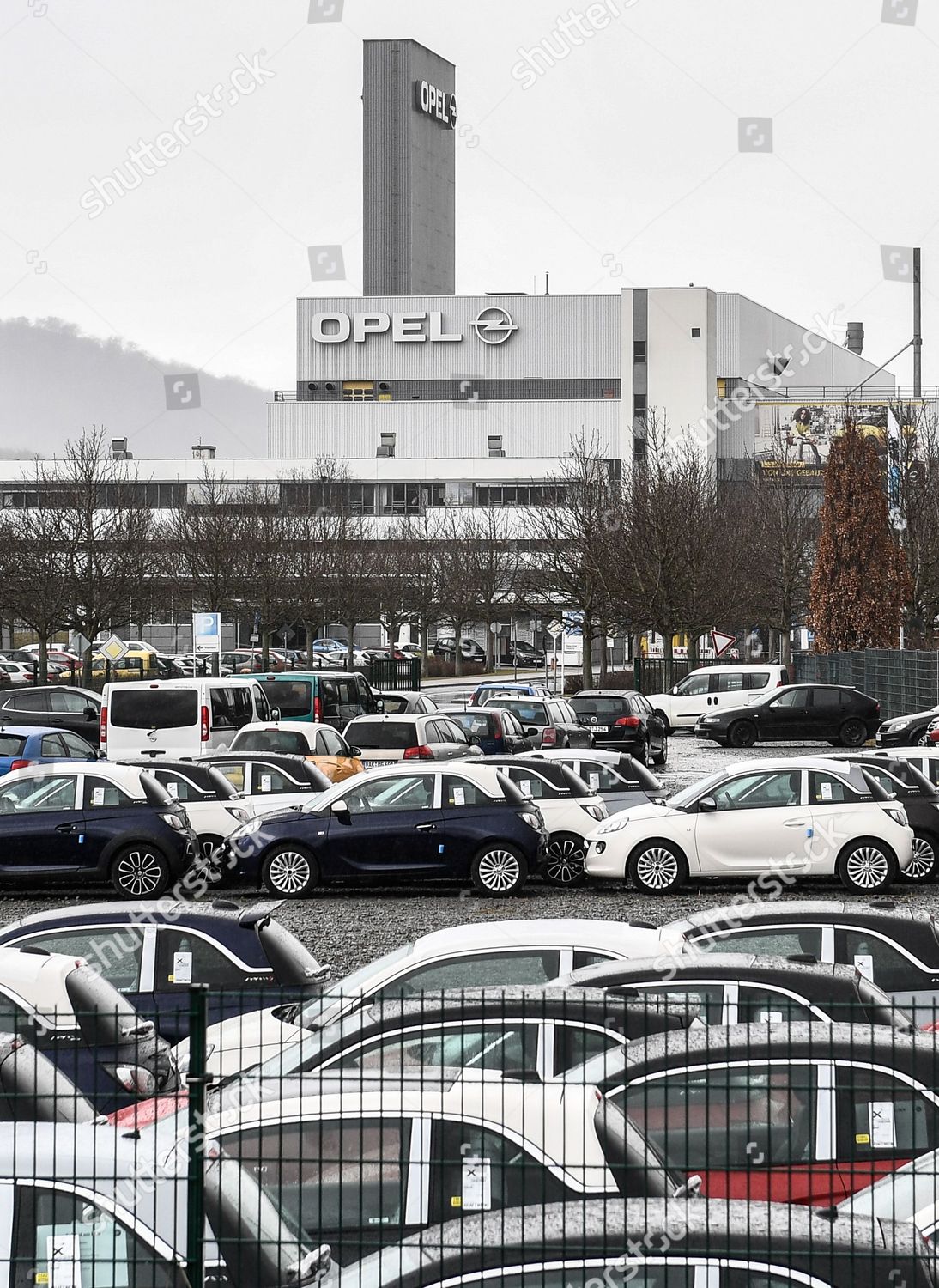 New Opel Cars Infornt Factory Building German Editorial Stock Photo Stock Image Shutterstock