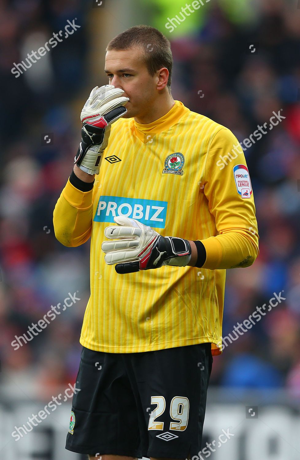 Grzegorz Sandomierski Blackburn Rovers Shows Look Editorial Stock Photo ...