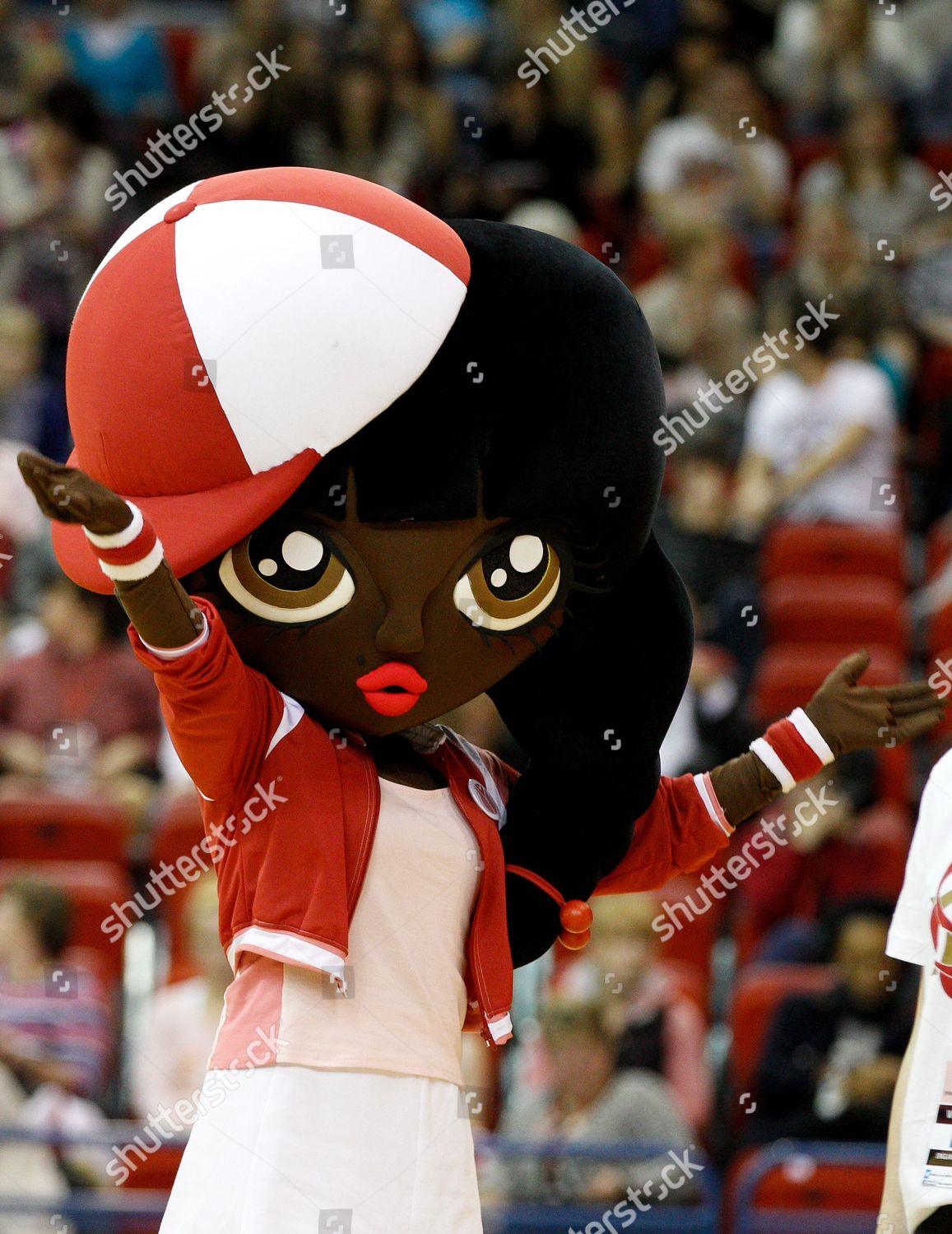 England Netball Mascots Introduced Crowd Half Editorial Stock Photo