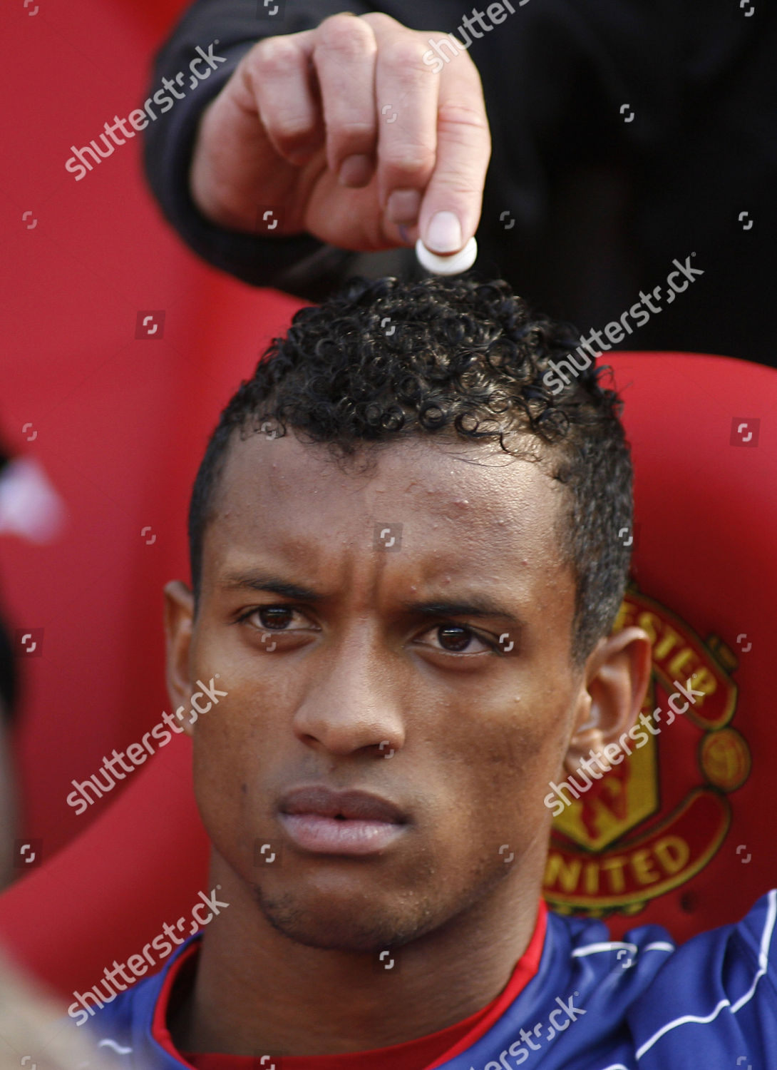 Practical Joker Places Mint On Head Editorial Stock Photo Stock Image