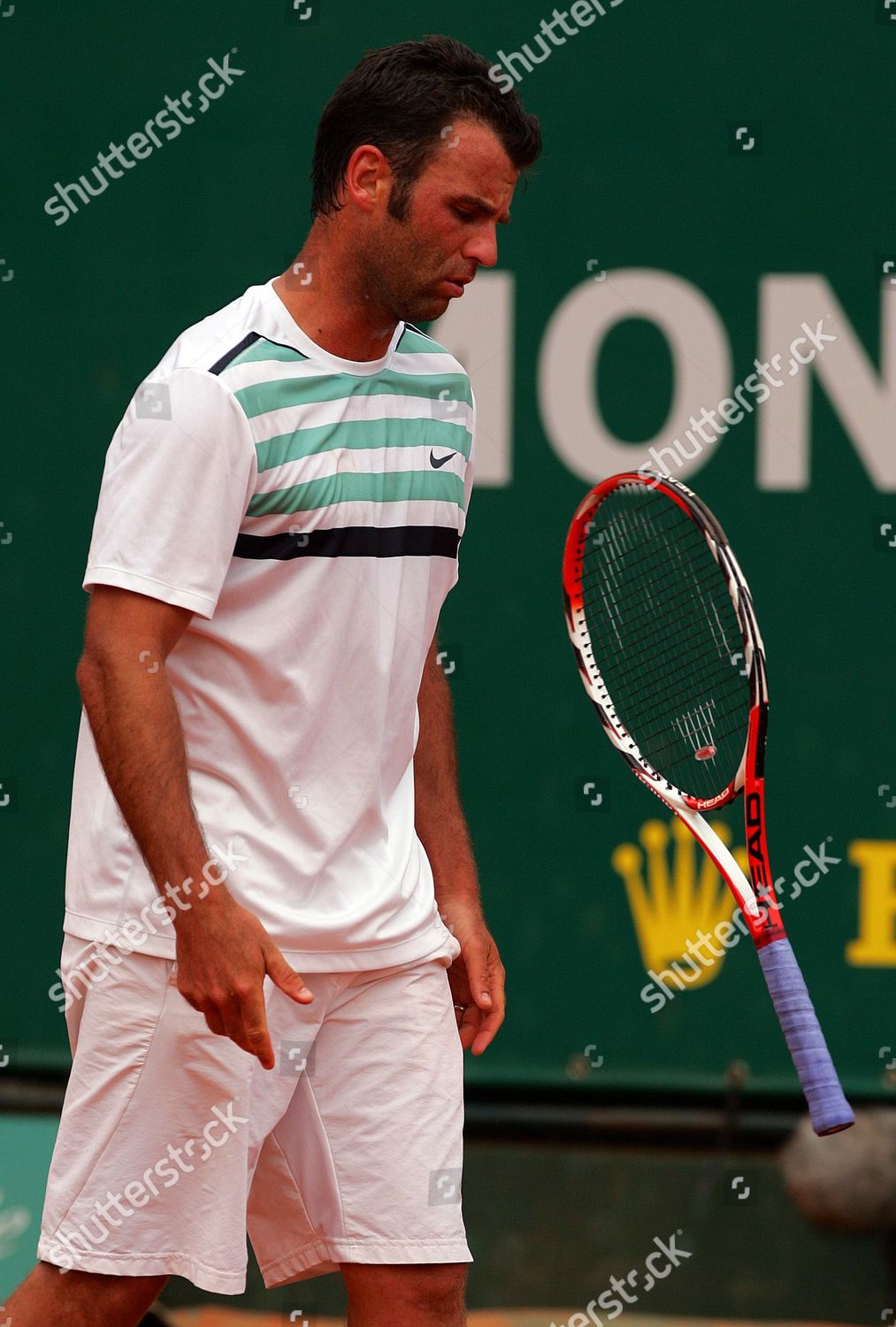 Marc Gicquel France Throws His Racquet Editorial Stock Photo Stock